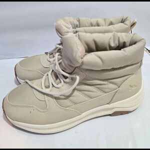 Eddie Bauer Cream Ankle Boots
